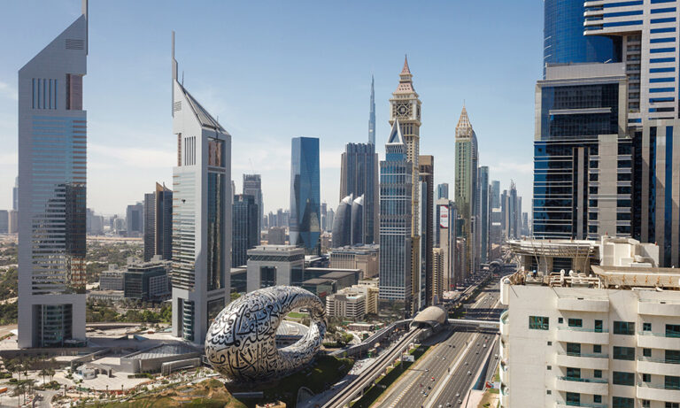 Dubai,,Sheikh,Zayed,Road,,Top